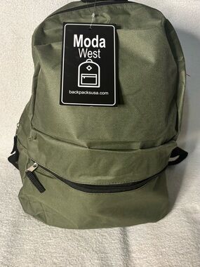 Olive Green Men's Backpack – Everyday Commuter Pack